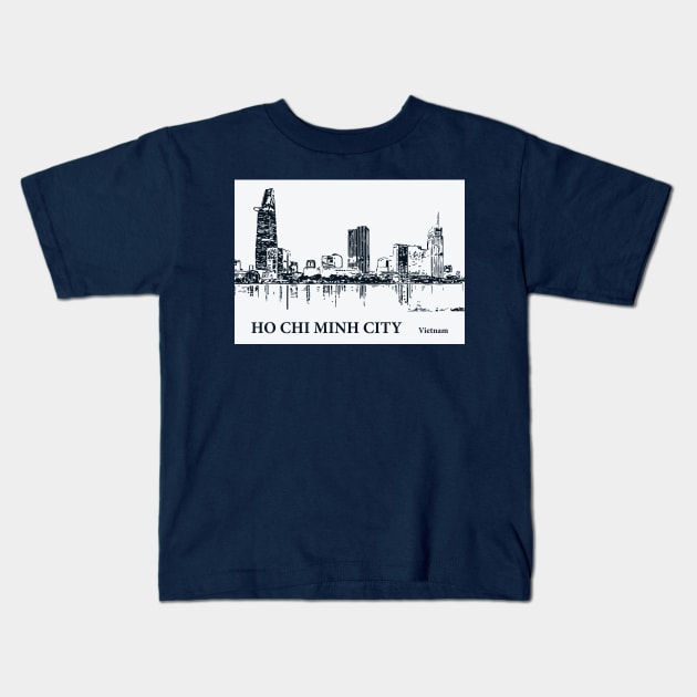 Ho Chi Minh City - Vietman Kids T-Shirt by Lakeric